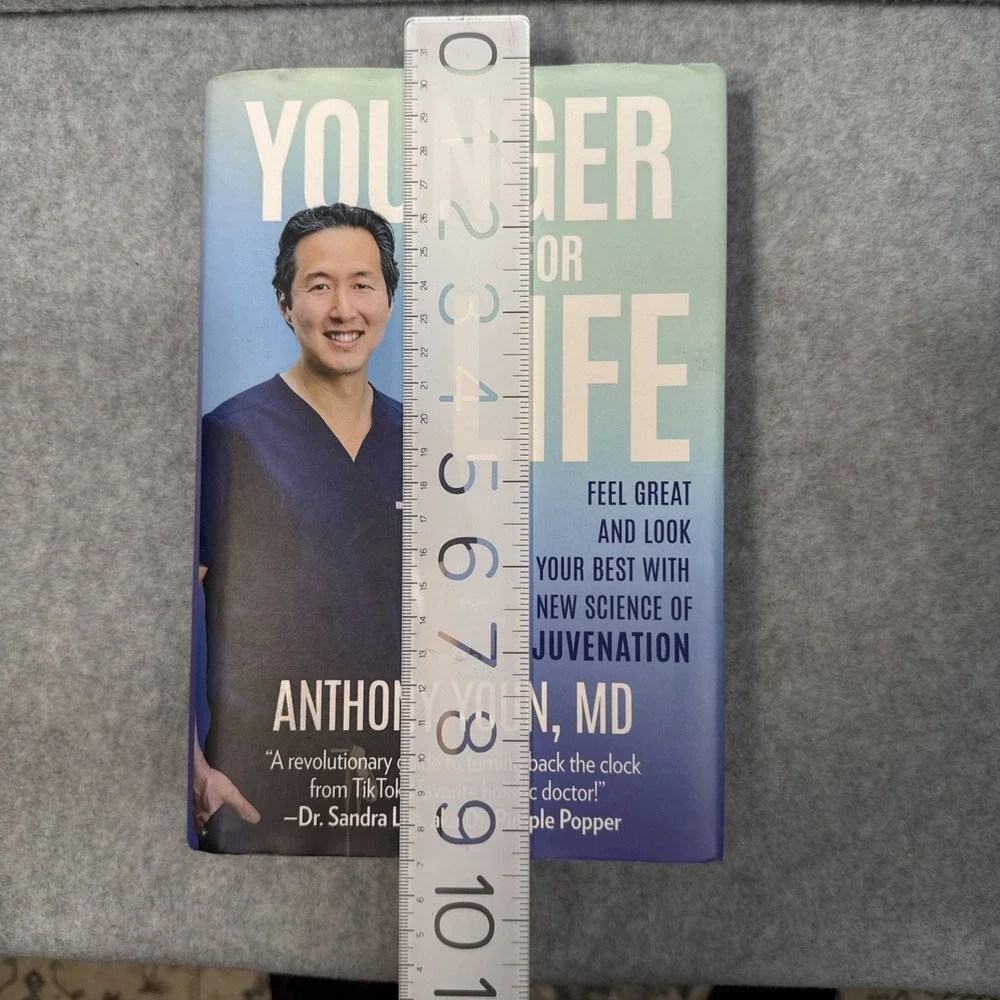New Younger For Life By Anthony Youn MD Hardcover‎ Holistic Health Longevity